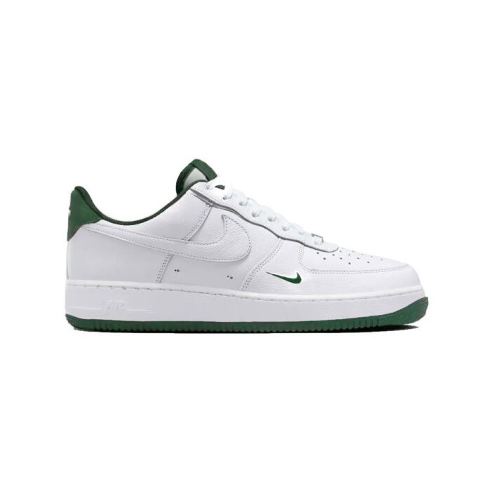 Nike Air Force 1 07 Lv8 White : Dark Green